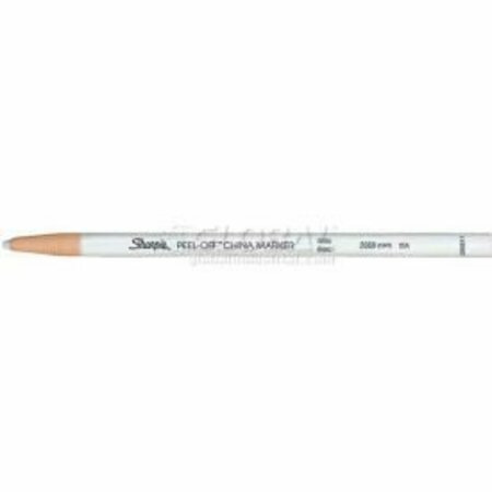 SANFORD Sharpie PeelOff China Marker, White 2060